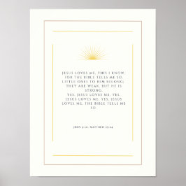 Jesus kärlek mig. poster