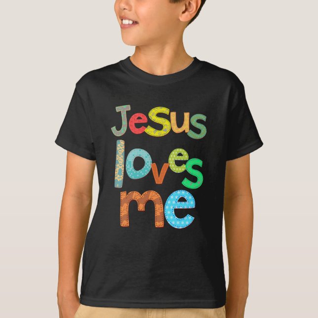 Jesus Kärlek mig T Shirt (Framsida)
