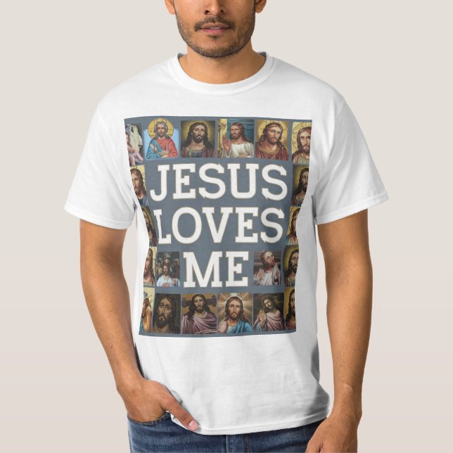 Jesus Kärlek mig T Shirt (Framsida)
