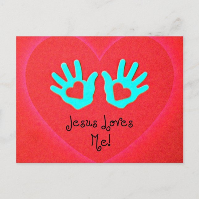 Jesus kärlek mig! vykort (Framsida)