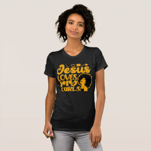 Jesus Kärlek Mina Curls T Shirt