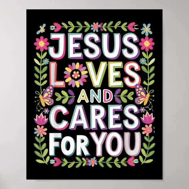Jesus Kärlek och bilar åt dig Poster (Framsidan)