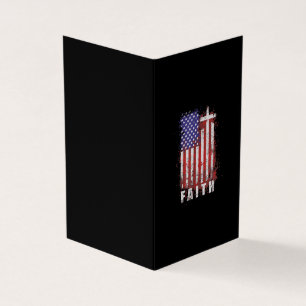 Jesus Kärlek Patriotic Christian Faith Jesus USA Visitkort