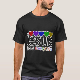 Jesus kärlek skjortar alla Jesus kärlek dig T Shirt