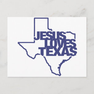 Jesus Kärlek Texas Vykort