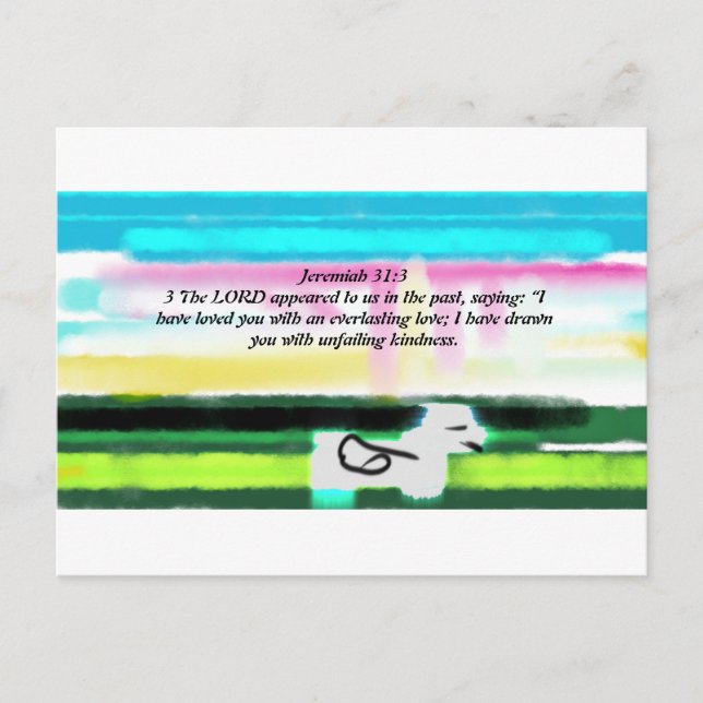 Jesus kärlek us vykort (Framsida)