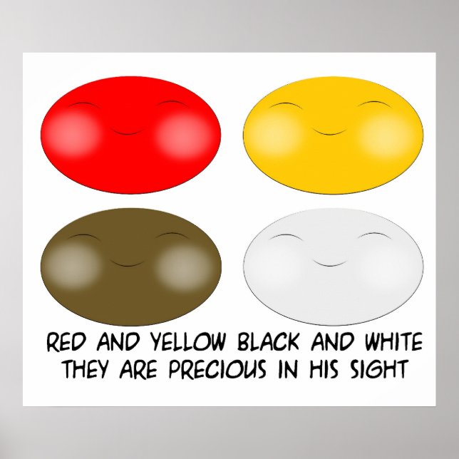 Jesus Kärlek, världens små barn Poster (Framsidan)