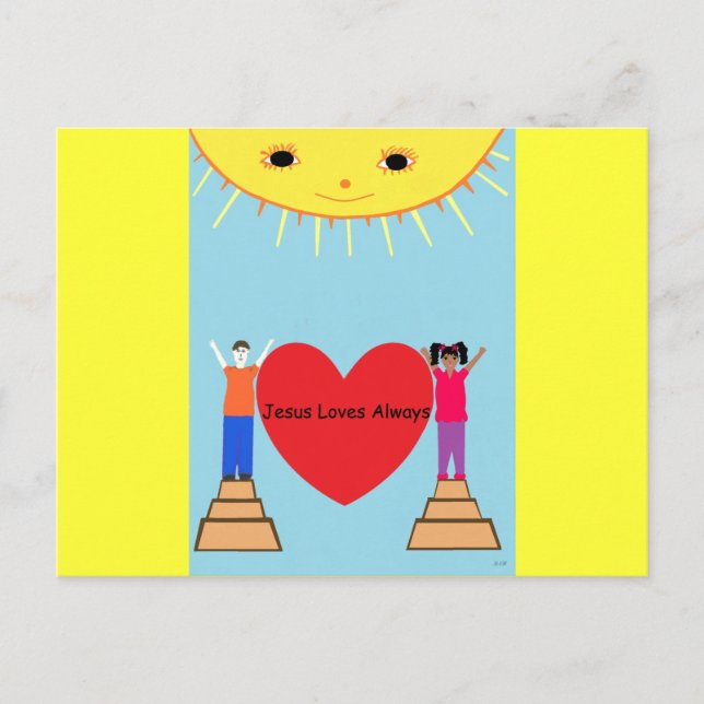 Jesus Kärlek vykort (Framsida)
