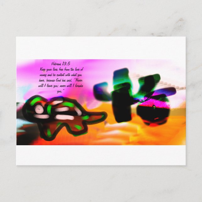 Jesus kärlek vykort (Framsida)