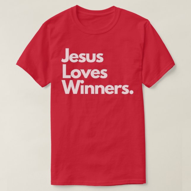 Jesus Kärlek Winners T Shirt (Design framsida)