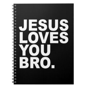 Jesus Kärlek You Bro - Christian Faith Pullover Ho Anteckningsbok