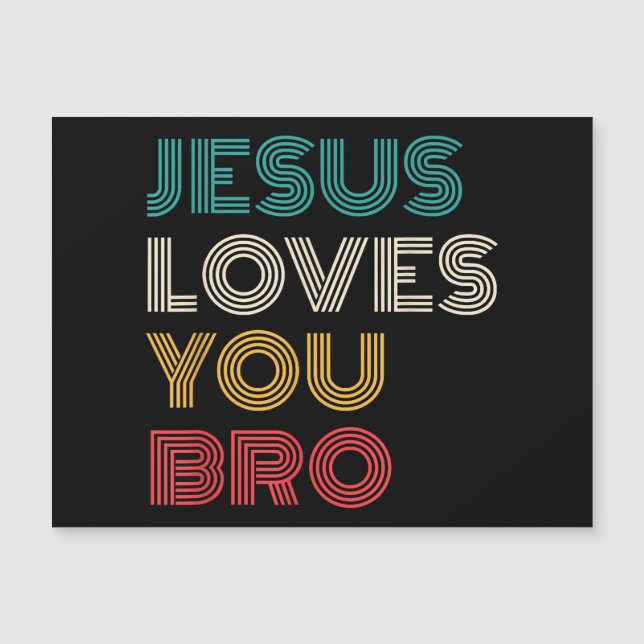 Jesus Kärlek You Bro, den berömda kristna Faith Re (Framsida)