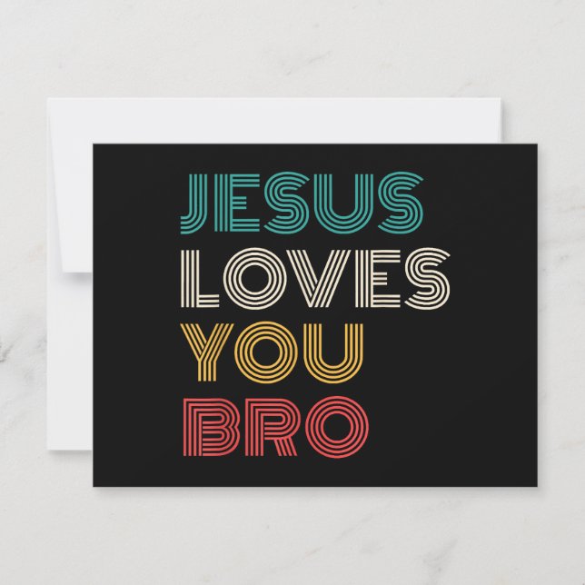 Jesus Kärlek You Bro, den berömda kristna Faith Re (Framsida)