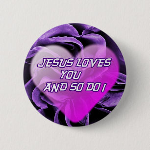 Jesus Kärlek You_Button Knapp