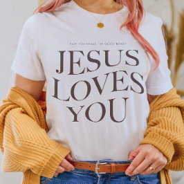Jesus Kärlek You | Christian Aesthetic Appart T Shirt