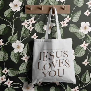 Jesus Kärlek You   Christian Aesthetic Appart Tygkasse