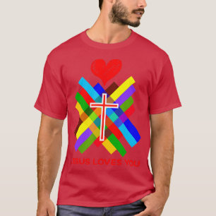 Jesus Kärlek You Christian Christianity Herregud T Shirt