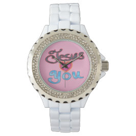 Jesus Kärlek You Christian Dam Armbandsur