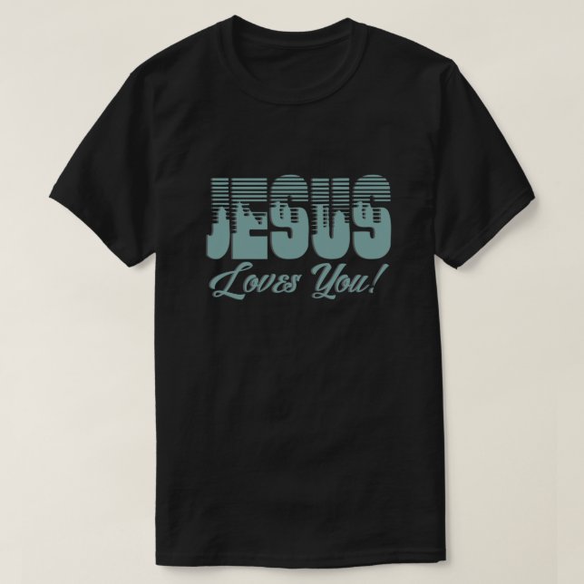 Jesus Kärlek You Christian T Shirt (Design framsida)