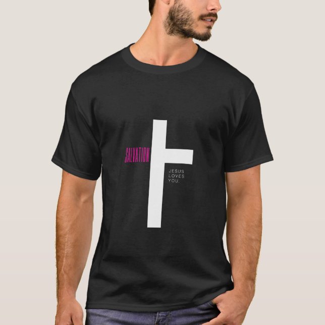 Jesus Kärlek You’ Faith-Inspired T-Shirt - Spread  (Framsida)