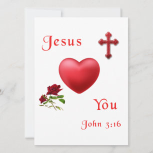 jesus kärlek you julkort