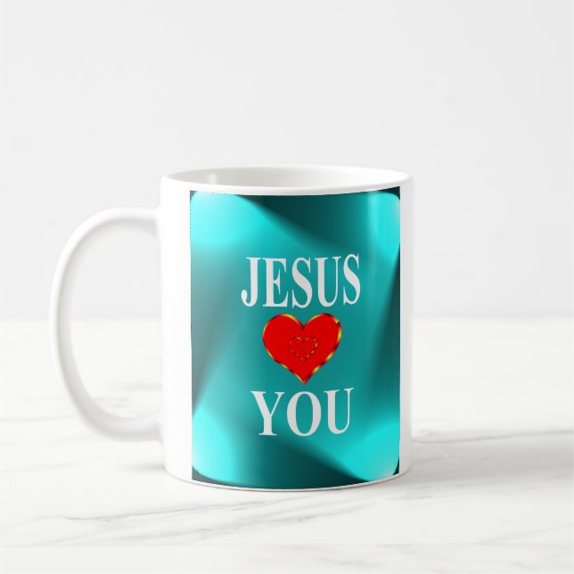 Jesus Kärlek You Kaffemugg (Vänster)