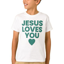 Jesus Kärlek You Kids' kristna Cute Faith-baserade