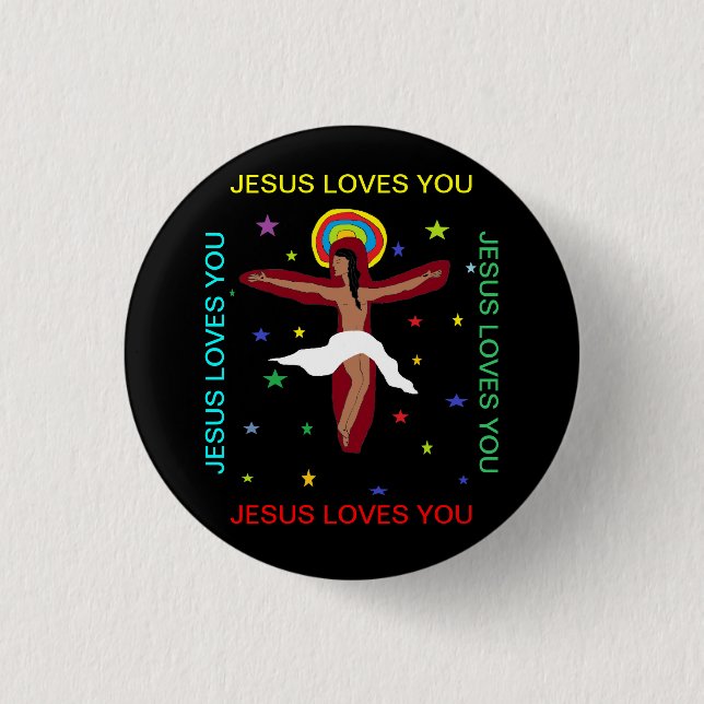 Jesus Kärlek You Knapp (Framsida)