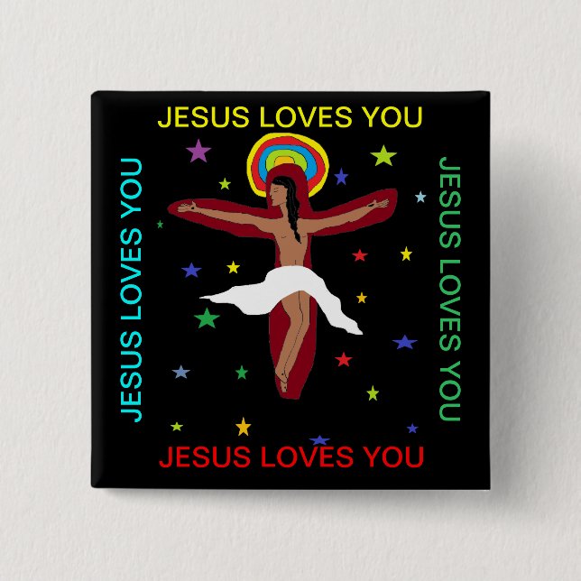 Jesus Kärlek You Knapp (Framsida)