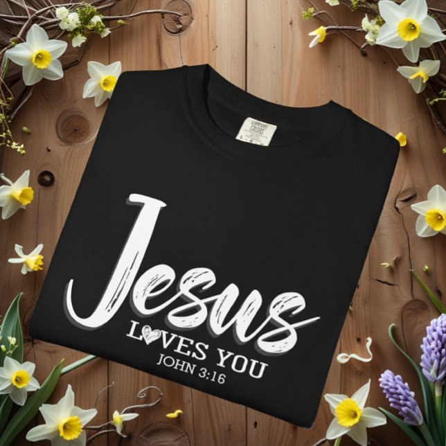 Jesus Kärlek You Motivational Bible T Shirt (Skapare uppladdad)