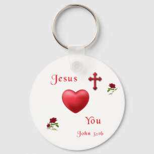 jesus kärlek you nyckelring