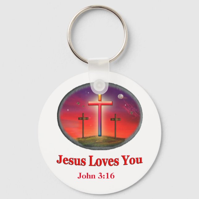 jesus kärlek you nyckelring (Framsida)