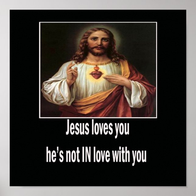 jesus kärlek you poster (Framsidan)