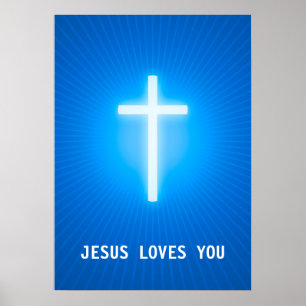 Jesus Kärlek You Religiösa Kor Poster