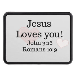 Jesus Kärlek You Scripture Dragkroksskydd