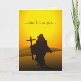Jesus Kärlek You Scripture Påsk Card Helgkort