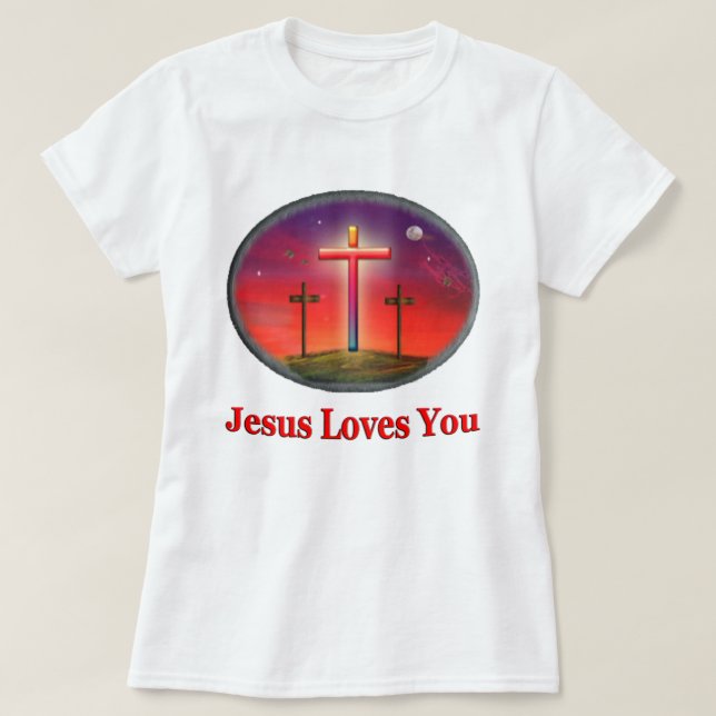 jesus kärlek you t shirt (Design framsida)