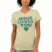 Jesus Kärlek You Tee, kristen, Embossed Print
