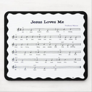 JESUS KÄRLEKAR ME-MOUSEPAD MUSMATTA
