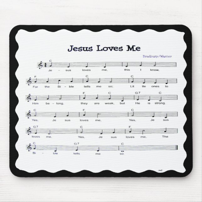JESUS KÄRLEKAR ME-MOUSEPAD MUSMATTA (Framsidan)