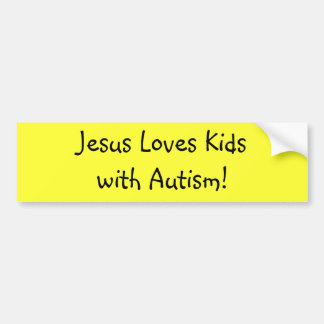 Jesus kärlekKidswith Autism! Bildekal