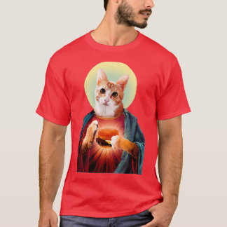 Jesus Katten T Shirt