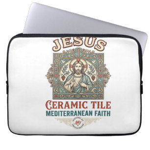 Jesus keramisk kakel Medelhavet Tro Jesus Keram Laptop Fodral