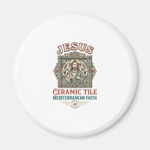 Jesus keramisk platta Medelhavet Tro Jesus Keram Magnet