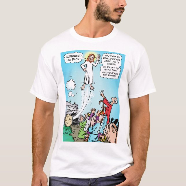 Jesus KINDA dog för våra synder! - T Shirt (Framsida)
