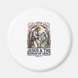 Jesus Klimakteriet Midlife Kvinnor Uppmuntran Tröj Magnet