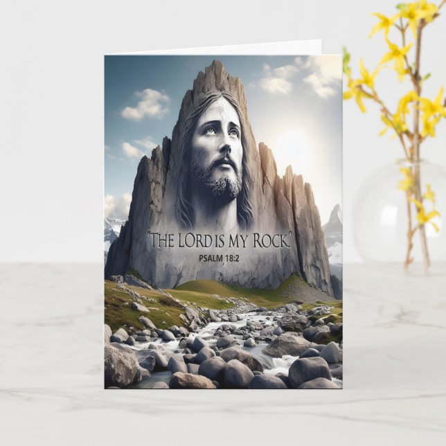 Jesus Klippan som består Kort (Gul blomma)