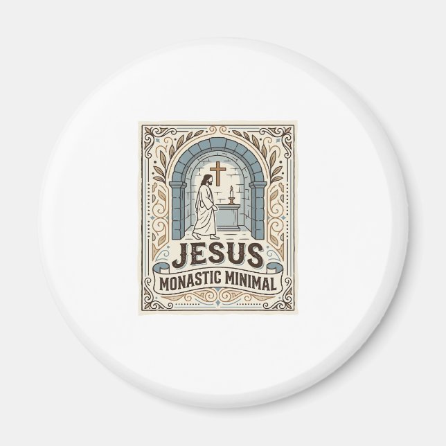 Jesus Klostret Minimal Jesus Klostret Minimal Kris Magnet (Framsidan)