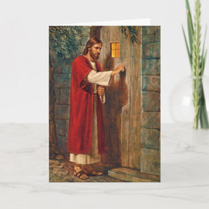 Jesus knackar på dörren kort