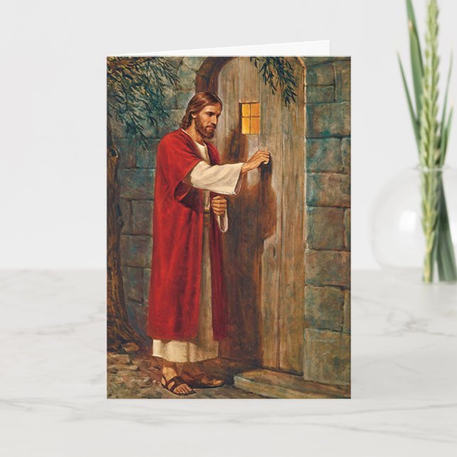 Jesus knackar på dörren med Fullt Kort (Framsida)